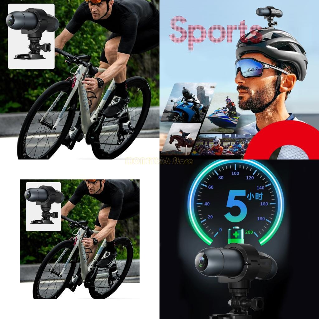 Mountain Biking App - F62C 4K Action Camera Double Channel