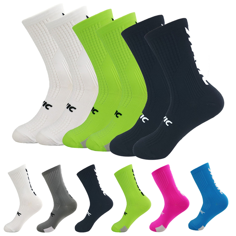 Mountain Biking Socks - 3 Pairs Cycling Socks Men Letter