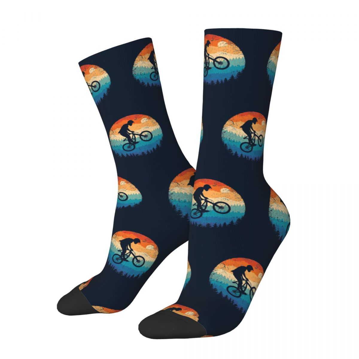 Funny Crazy Sock for Men Mount - Mountain Biking Socks recension och pris