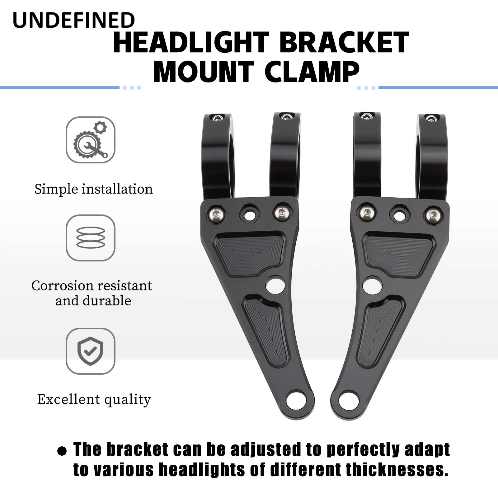 33mm-58mm Headlight Bracket Mo - Mountain Biking Shop recension och pris
