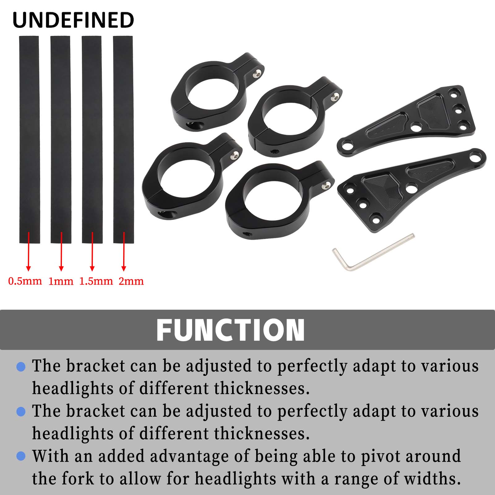 33mm-58mm Headlight Bracket Mo - Mountain Biking Shop recension och pris