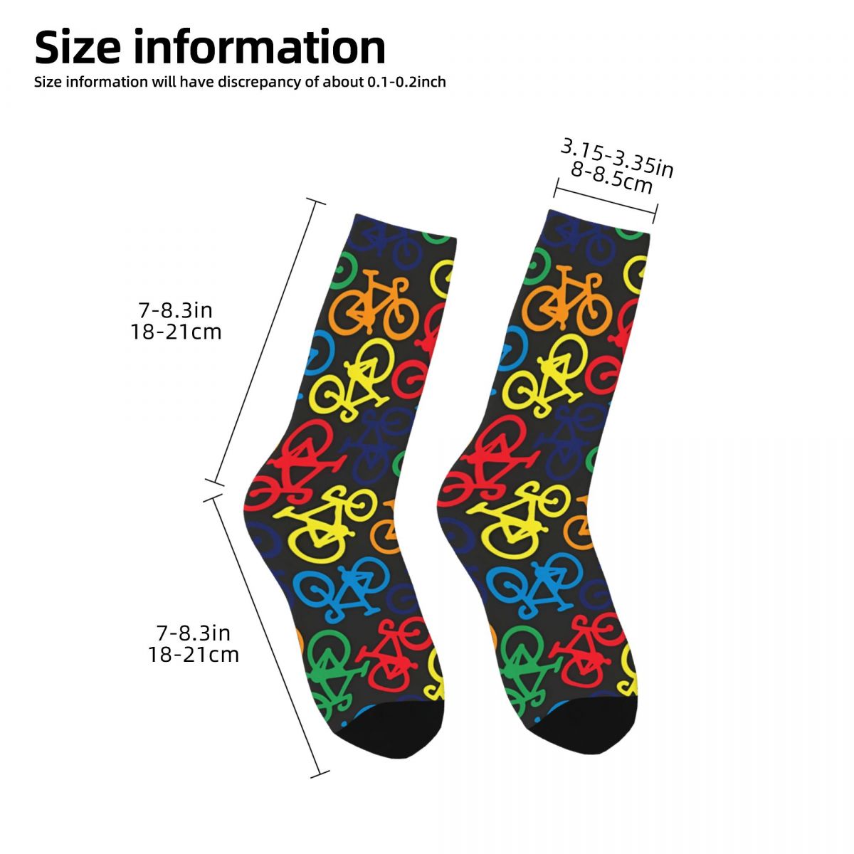 Rainbow Multiple Bikes Crazy M - Mountain Biking Socks recension och pris