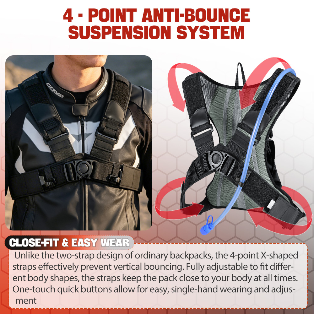 NEWBOLER 8L Ultralight Cycling - Mountain Biking Rucksack recension och pris