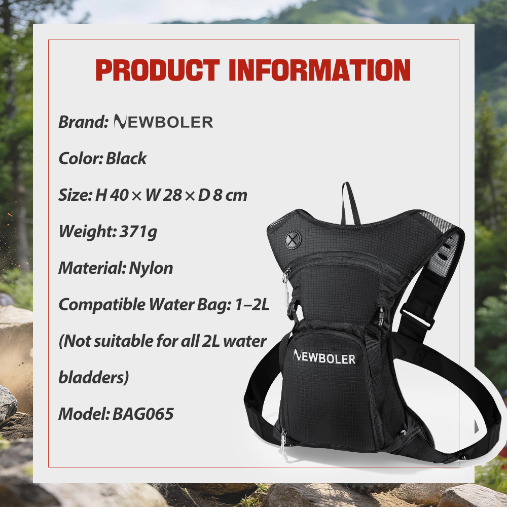 NEWBOLER 8L Ultralight Cycling - Mountain Biking Rucksack recension och pris